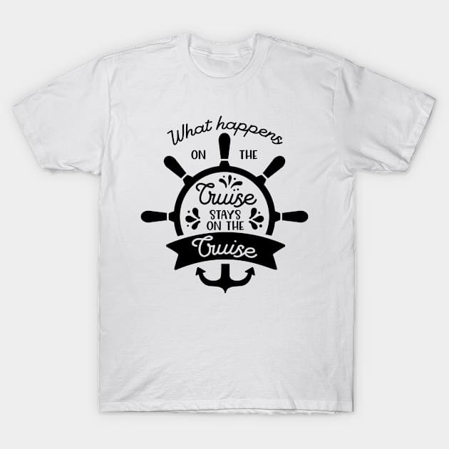 What happens on the cruise T-Shirt by bloomnc